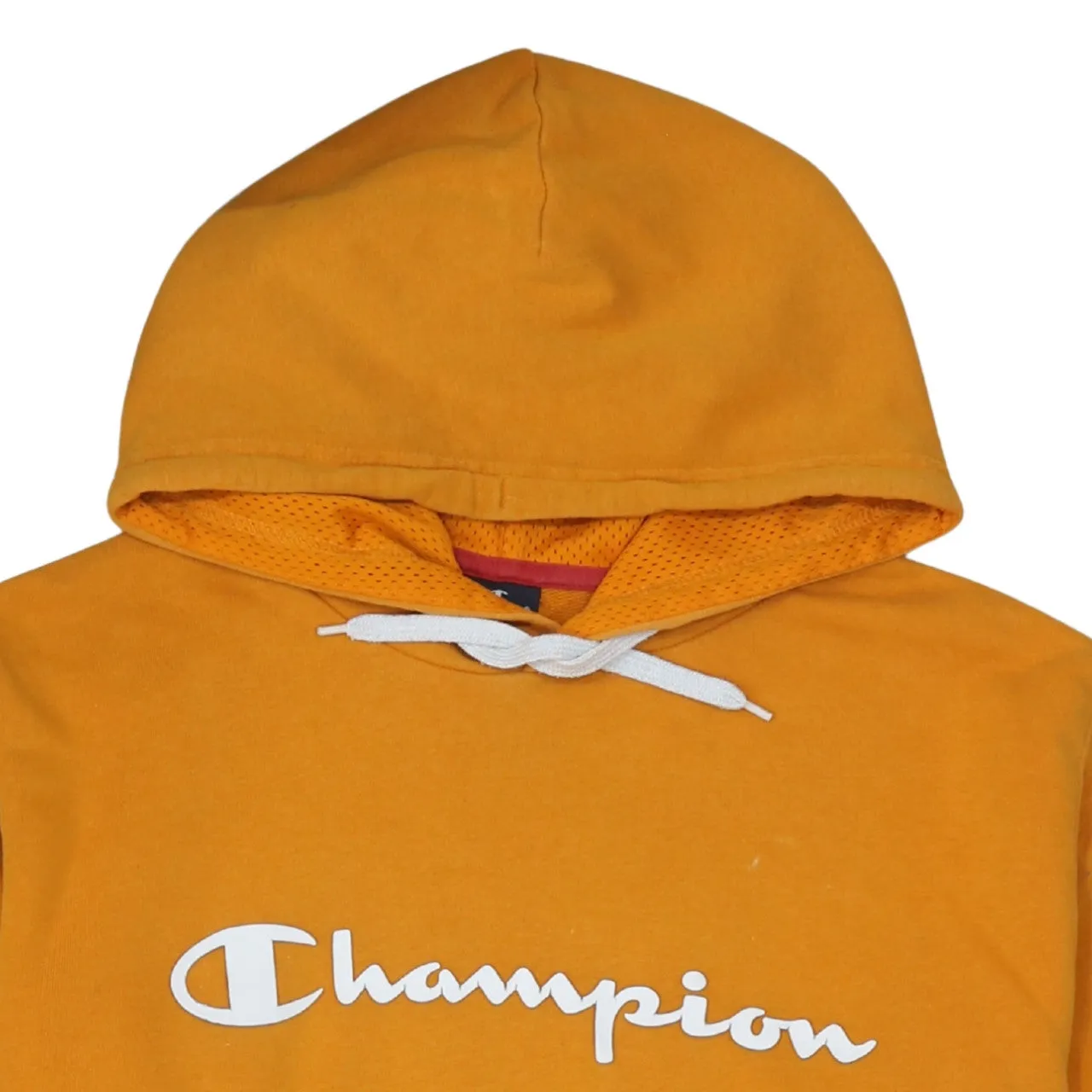 Champion 90's Spellout Pullover Hoodie XXLarge (2XL) Orange sold by Vintage Club product image thumbnail 3