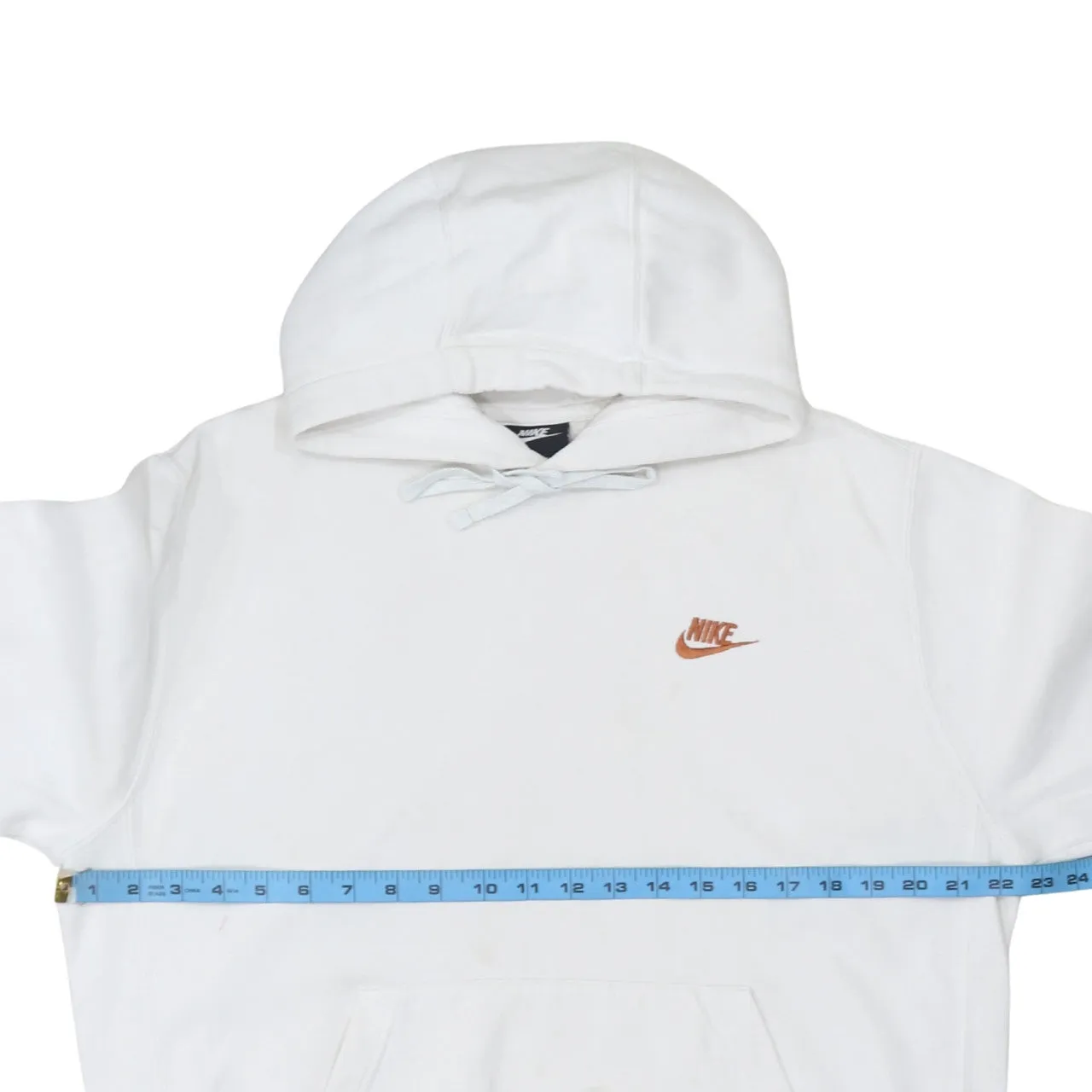 Nike 90's Swoosh Pullover Hoodie Medium White sold by Vintage Club product image thumbnail 5