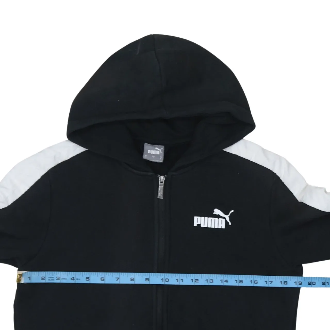 Puma 90's Lightweight Full Zip Up Hoodie Small Black sold by Vintage Club product image thumbnail 5