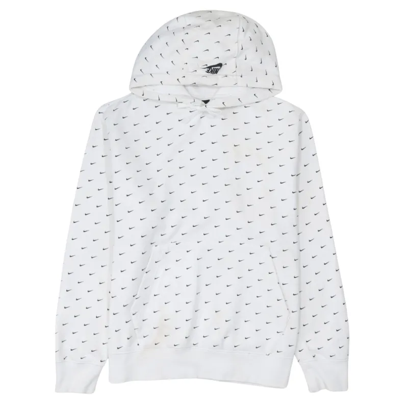 Nike 90's Plain Pullover Hoodie Medium White sold by Vintage Club
