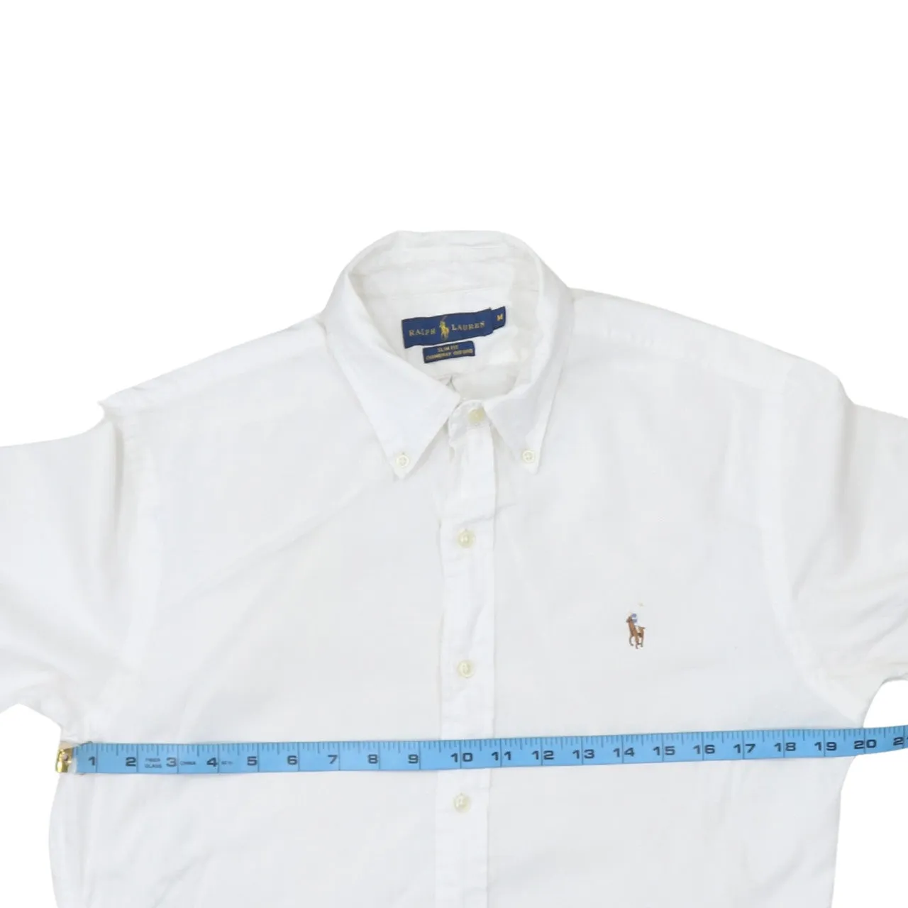 Polo Ralph Lauren 90's Long Sleeve Button Up Shirt Medium White sold by Vintage Club product image thumbnail 5