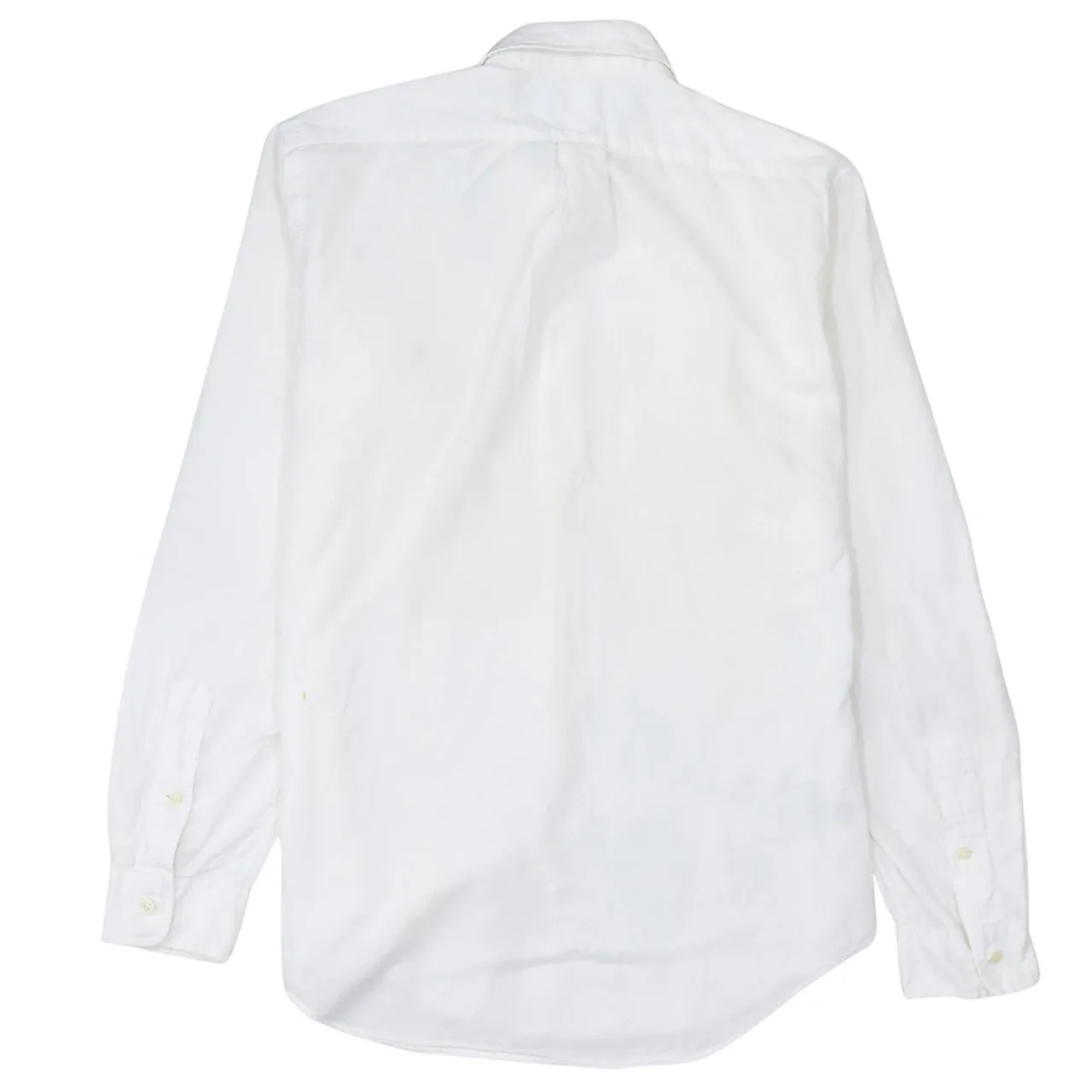Polo Ralph Lauren 90's Long Sleeve Button Up Shirt Medium White sold by Vintage Club product image thumbnail 2
