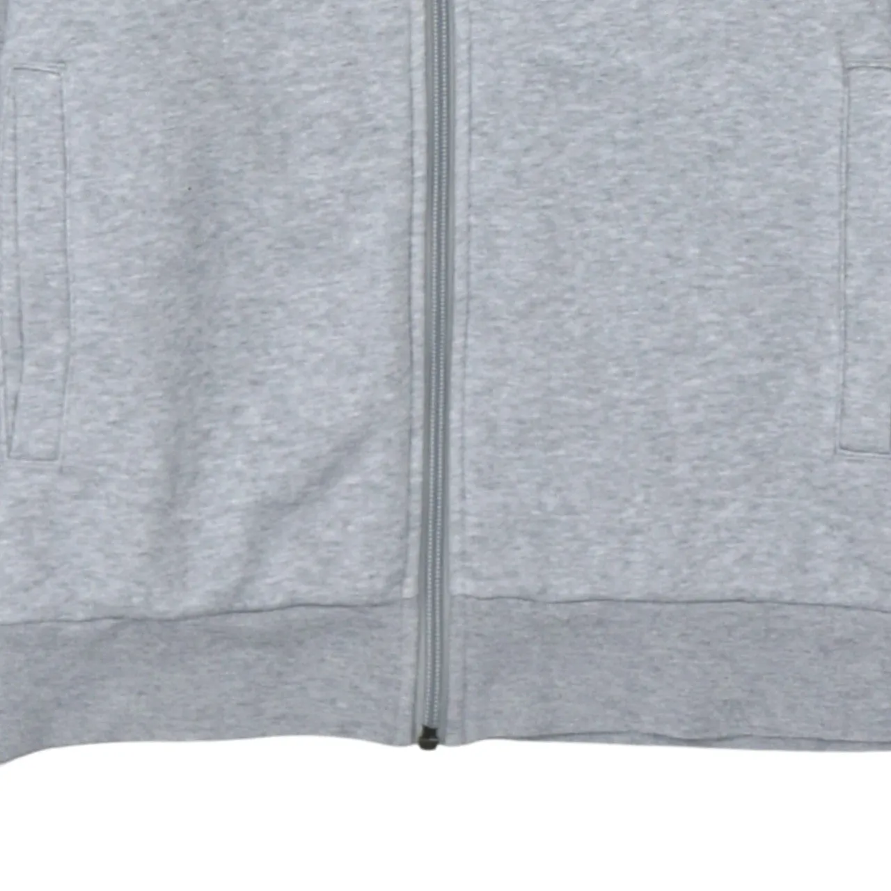 Adidas 90's Striped Sleeve Full Zip Up Hoodie Large Grey sold by Vintage Club product image thumbnail 4