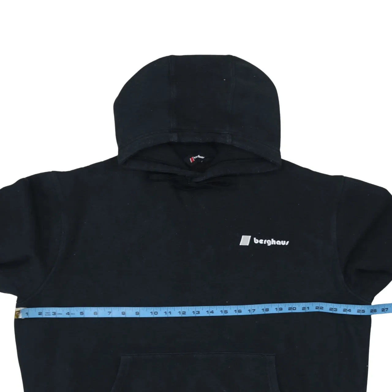 Berghaus 90's Drawstring Pockets Pullover Hoodie XLarge Black sold by Vintage Club product image thumbnail 5