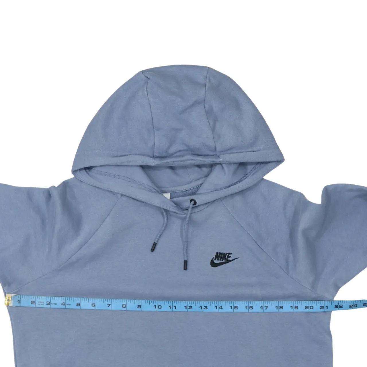 Nike 90's Swoosh Pullover Hoodie Medium Blue sold by Vintage Club product image thumbnail 5