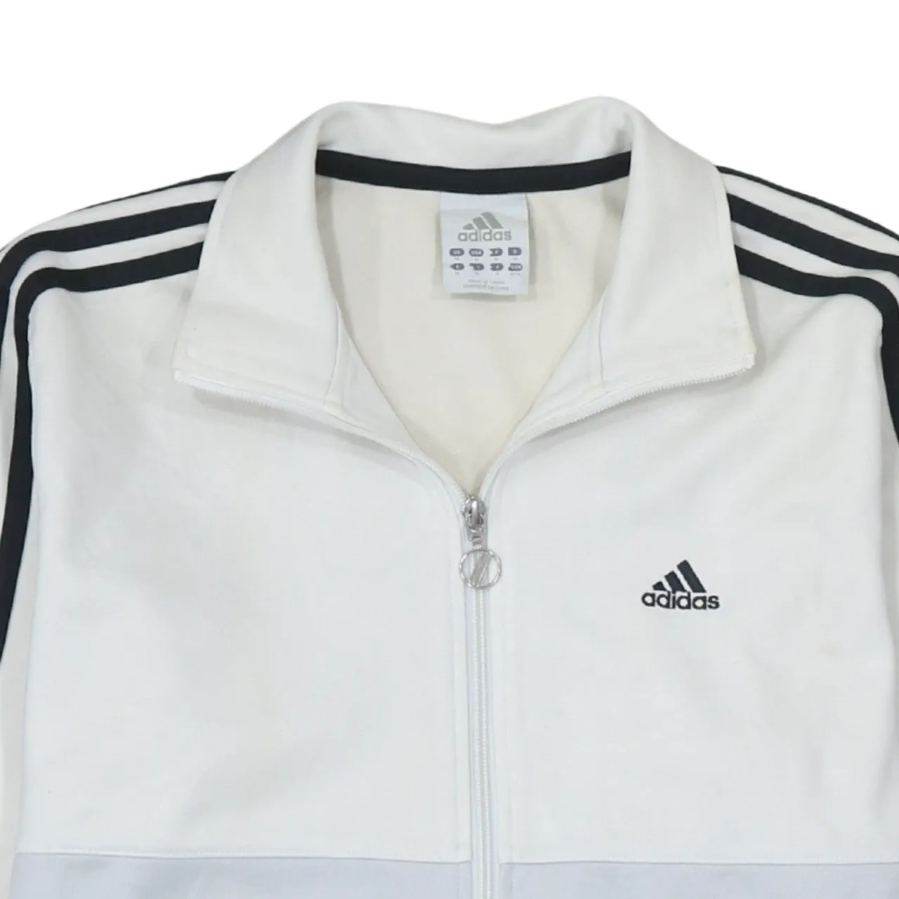 Adidas 90's Striped Sleeve Full Zip Up Sweatshirt Medium Black sold by Vintage Club product image thumbnail 3