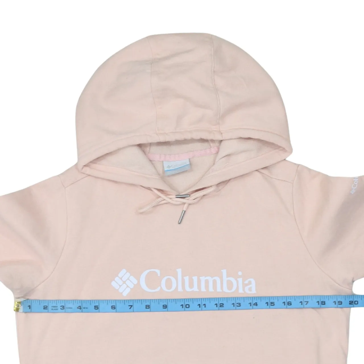 Columbia 90's Spellout Pullover Hoodie Large Pink sold by Vintage Club product image thumbnail 5