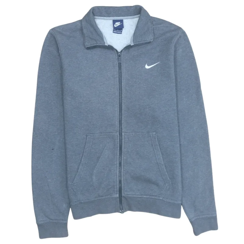 Nike 90's Swoosh Full Zip Up Sweatshirt Large Grey sold by Vintage Club