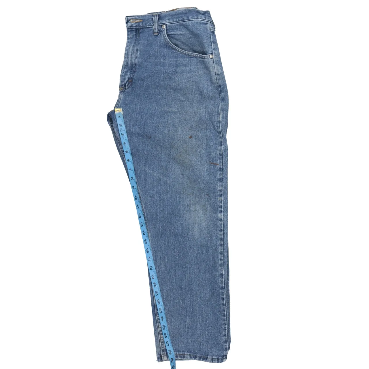 Wrangler 90's Lightwash Straight Leg Baggy Jeans / Pants 36 Blue sold by Vintage Club product image thumbnail 5