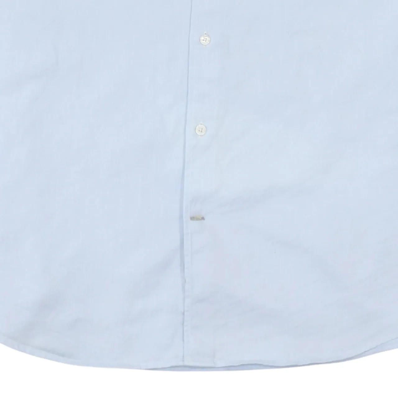 Lacoste 90's Long Sleeve Button Up Shirt Medium Blue sold by Vintage Club product image thumbnail 4