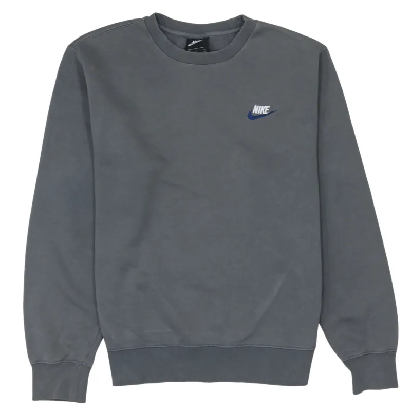 Nike 90's Swoosh Crew Neck Sweatshirt Small Grey made by Nike
