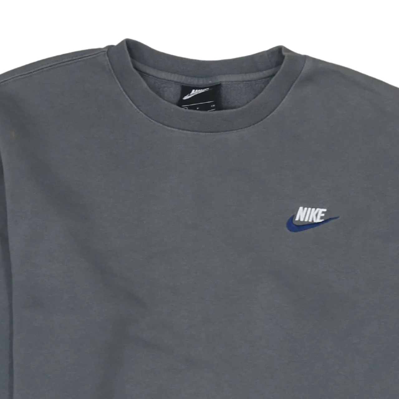 Nike 90's Swoosh Crew Neck Sweatshirt Small Grey sold by Vintage Club product image thumbnail 3
