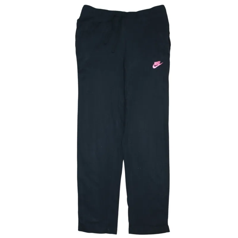 Nike 90's Swoosh Straight Leg Baggy Trousers / Pants Small Black sold by Vintage Club