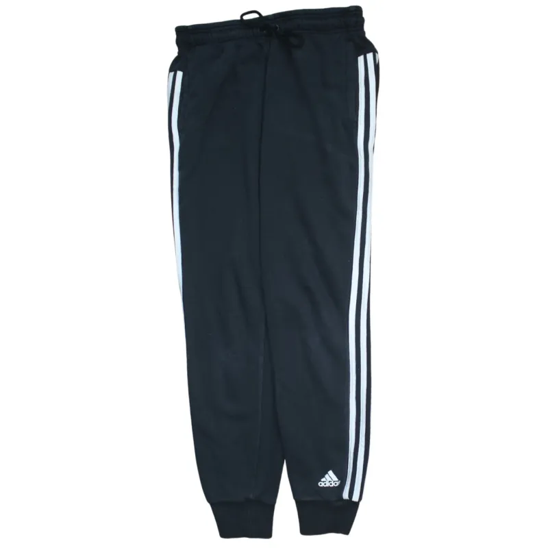 Adidas 90's 3 Stripes Casual Joggers / Sweatpants Small Black sold by Vintage Club