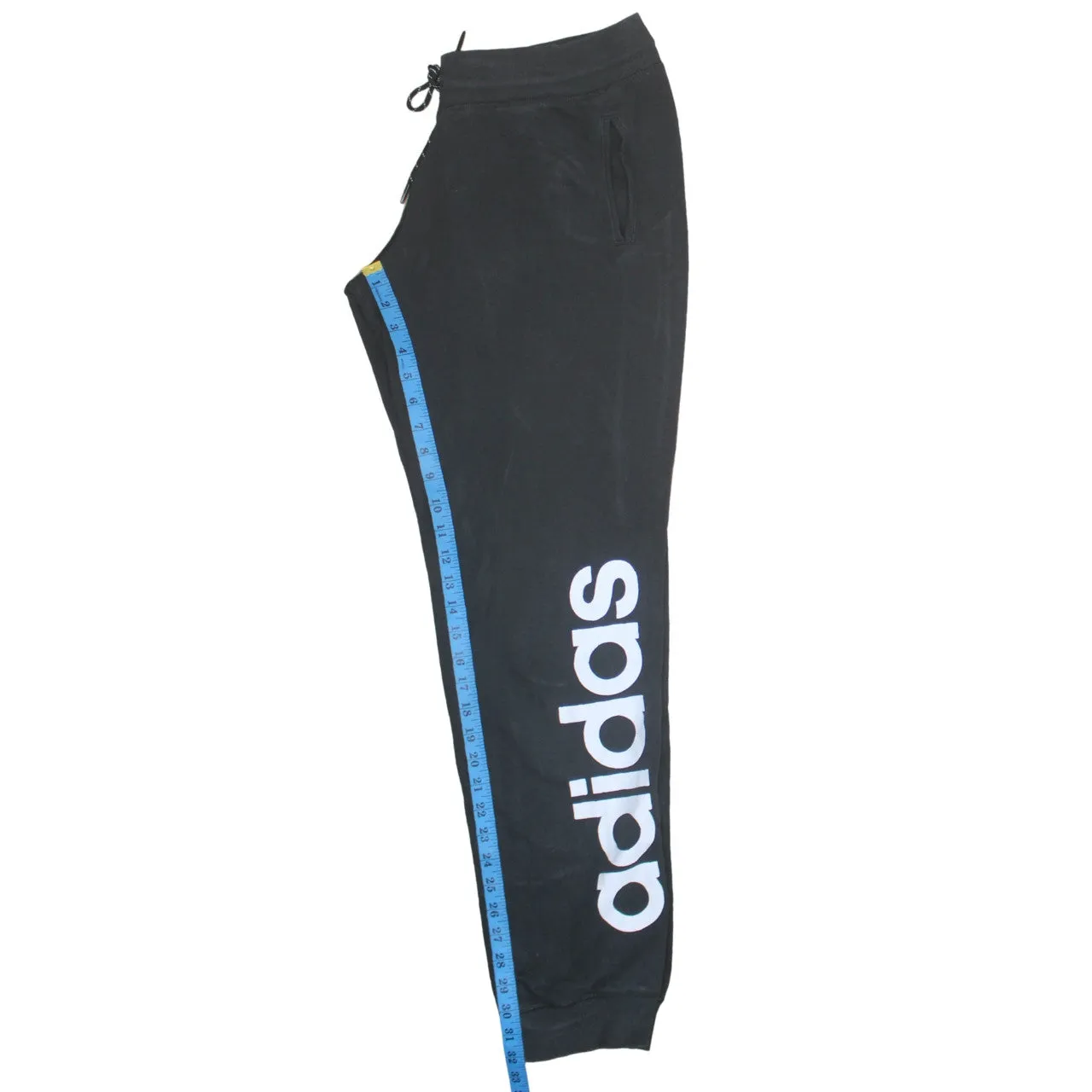 Adidas 90's Rib Cuff Casual Joggers / Sweatpants Large Black sold by Vintage Club product image thumbnail 5