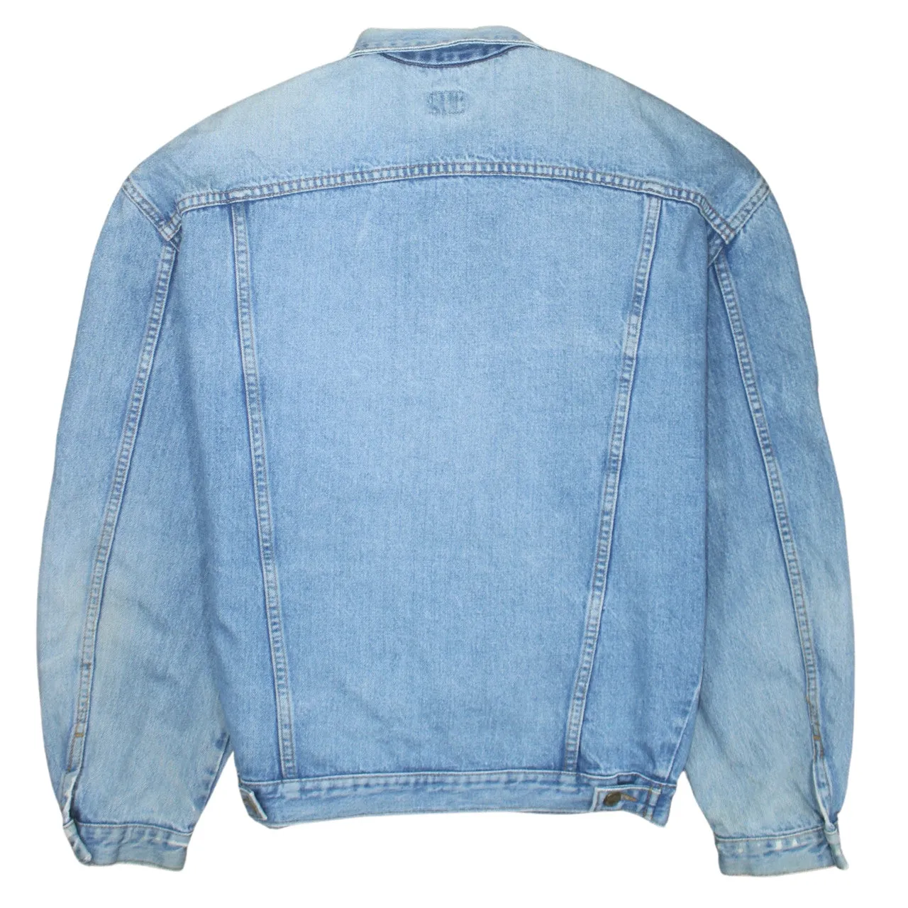 Lee 90's Plain Button Up Denim Jacket Medium Blue sold by Vintage Club product image thumbnail 2