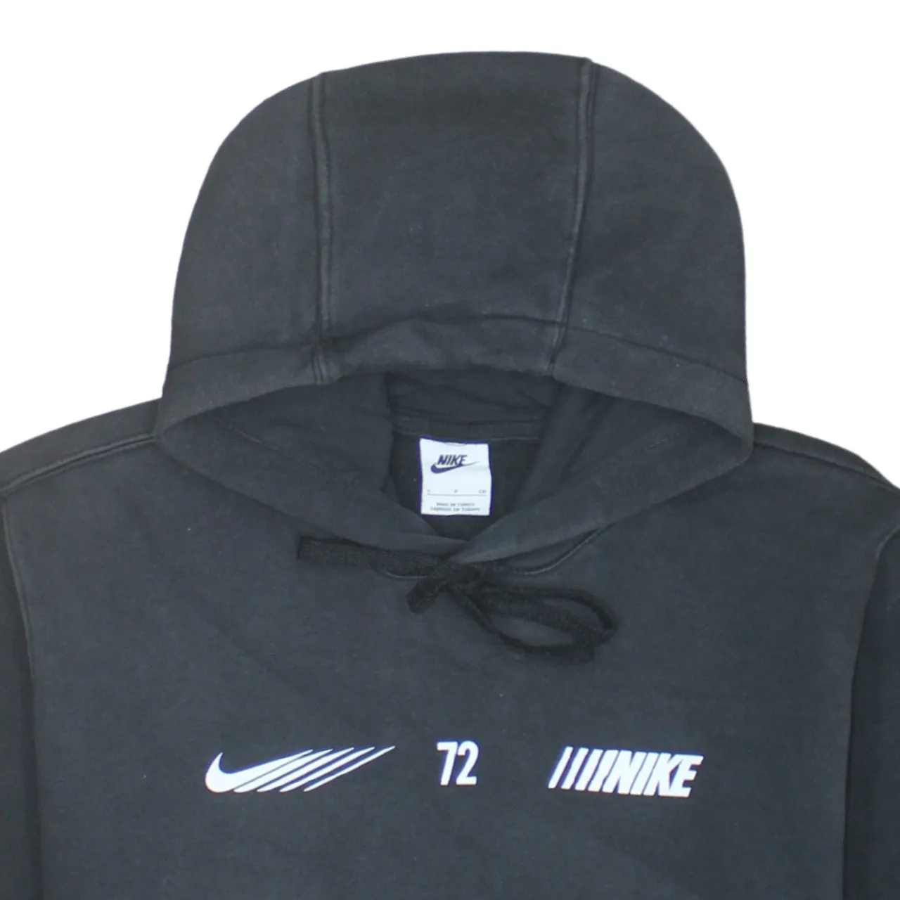 Nike 90's Swoosh Pullover Hoodie Small Black sold by Vintage Club product image thumbnail 3