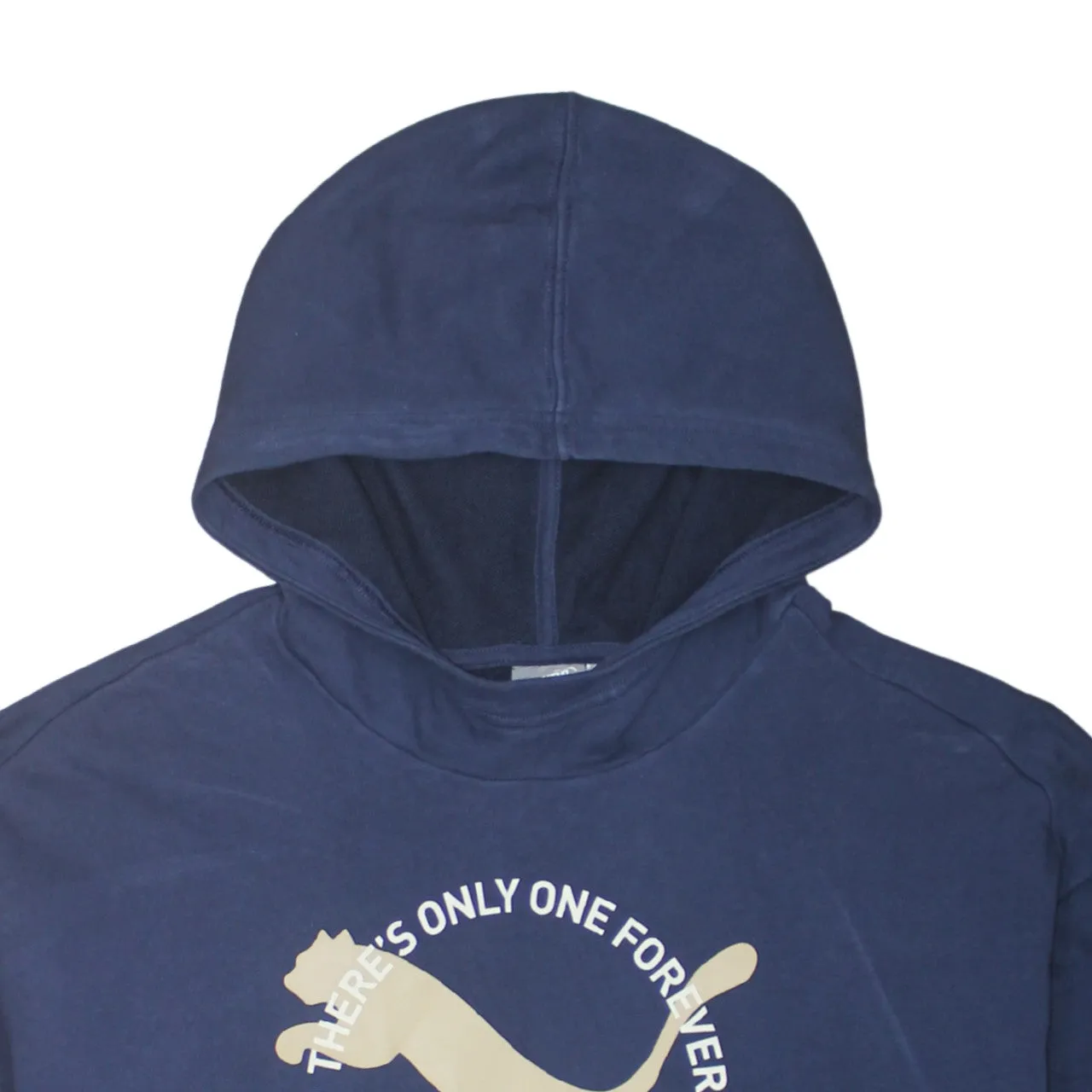 Puma 90's Spellout Pullover Hoodie XXLarge (2XL) Navy Blue sold by Vintage Club product image thumbnail 3