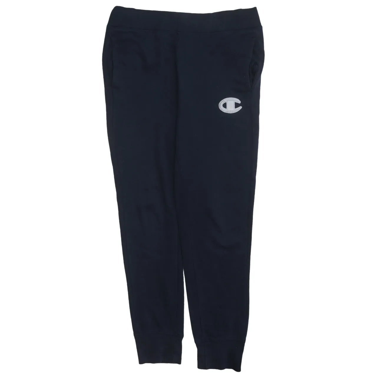 Champion 90's Rib Cuff Casual Joggers / Sweatpants Medium Navy Blue sold by Vintage Club