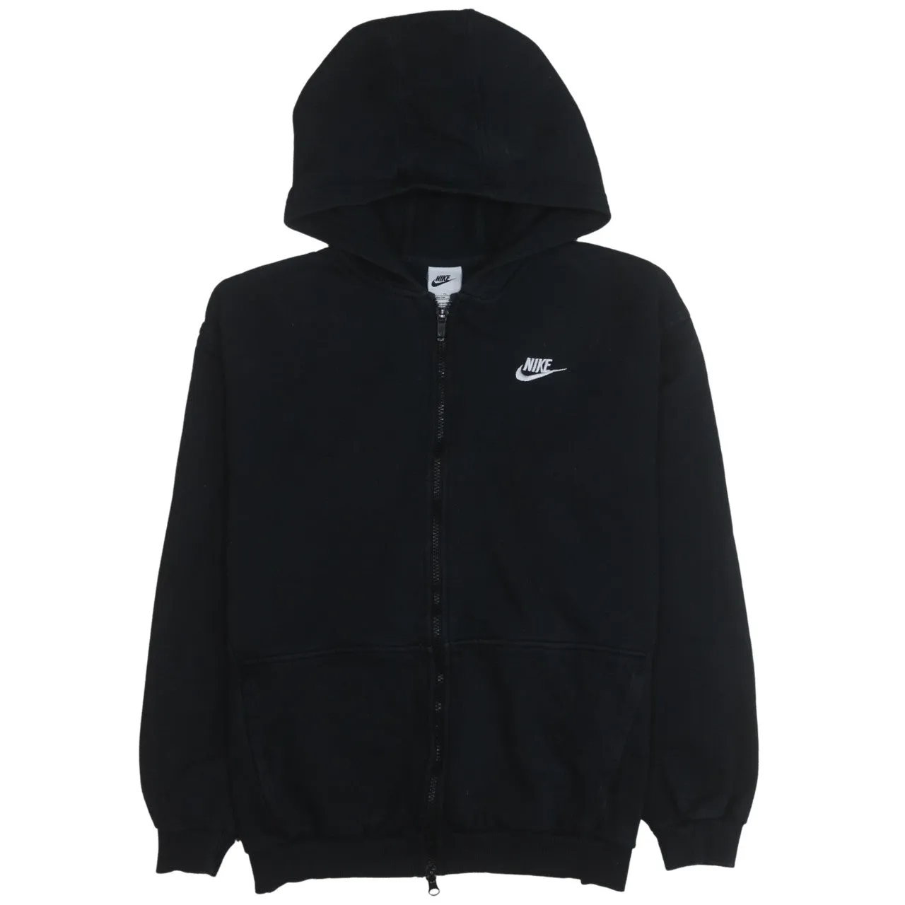 Nike 90's Swoosh Full Zip Up Hoodie XLarge Black sold by Vintage Club