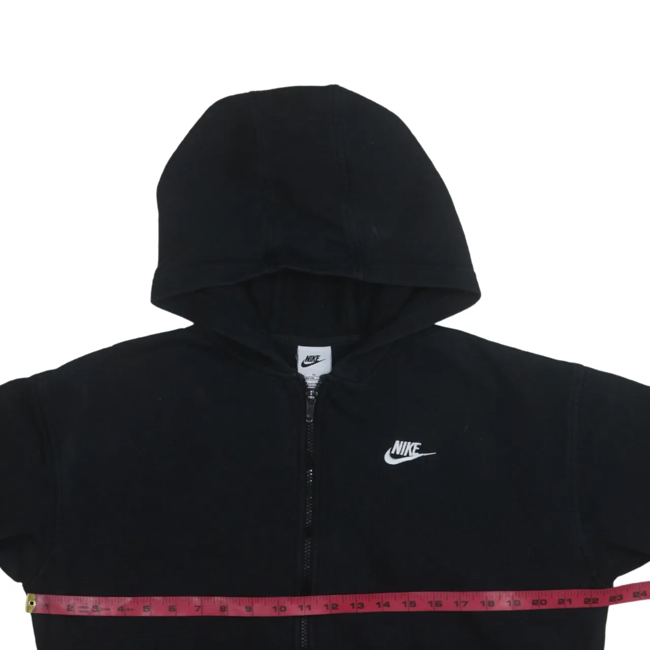 Nike 90's Swoosh Full Zip Up Hoodie XLarge Black sold by Vintage Club product image thumbnail 5