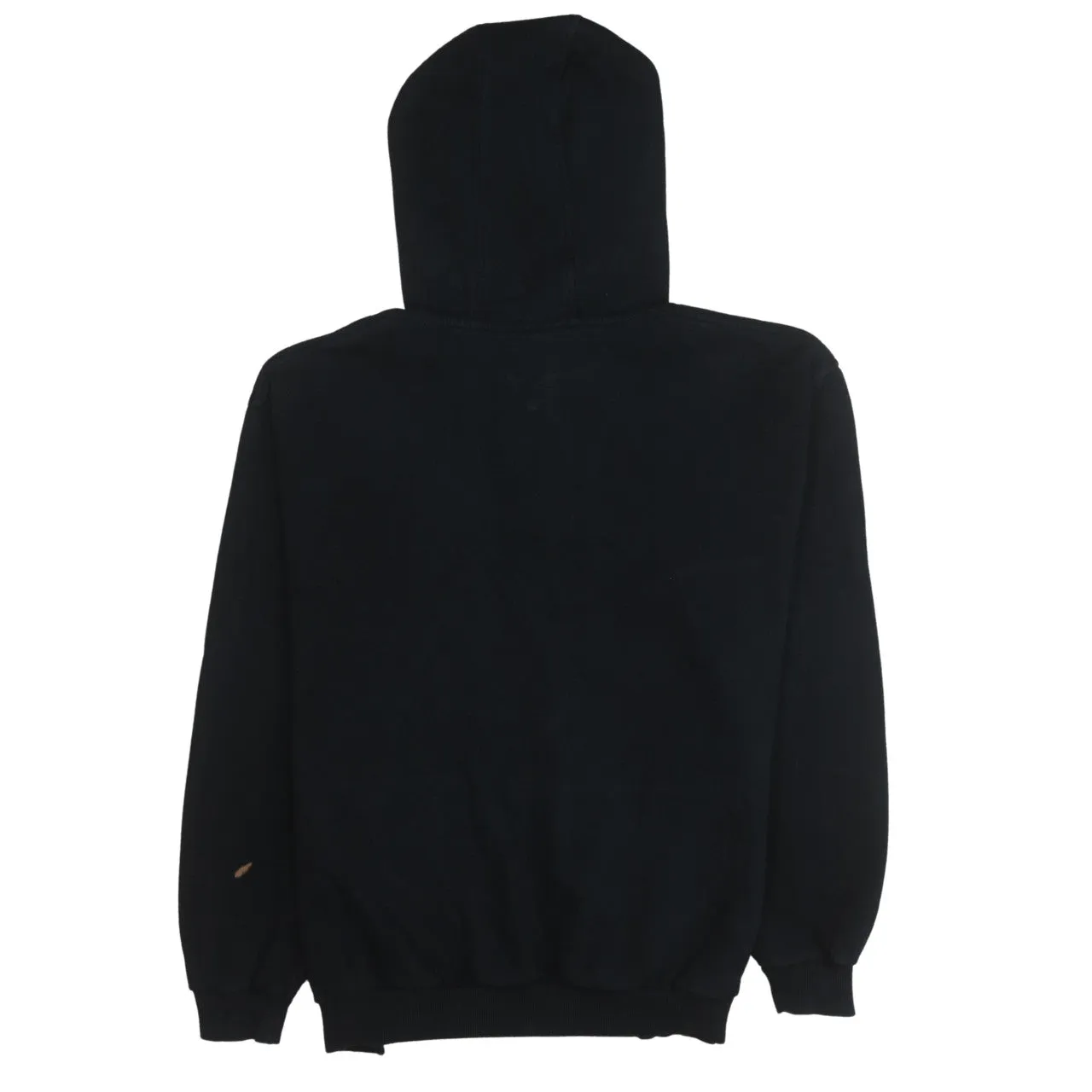 Kappa 90's Drawstring Pockets Quarter Button Hoodie Large Black sold by Vintage Club product image thumbnail 2