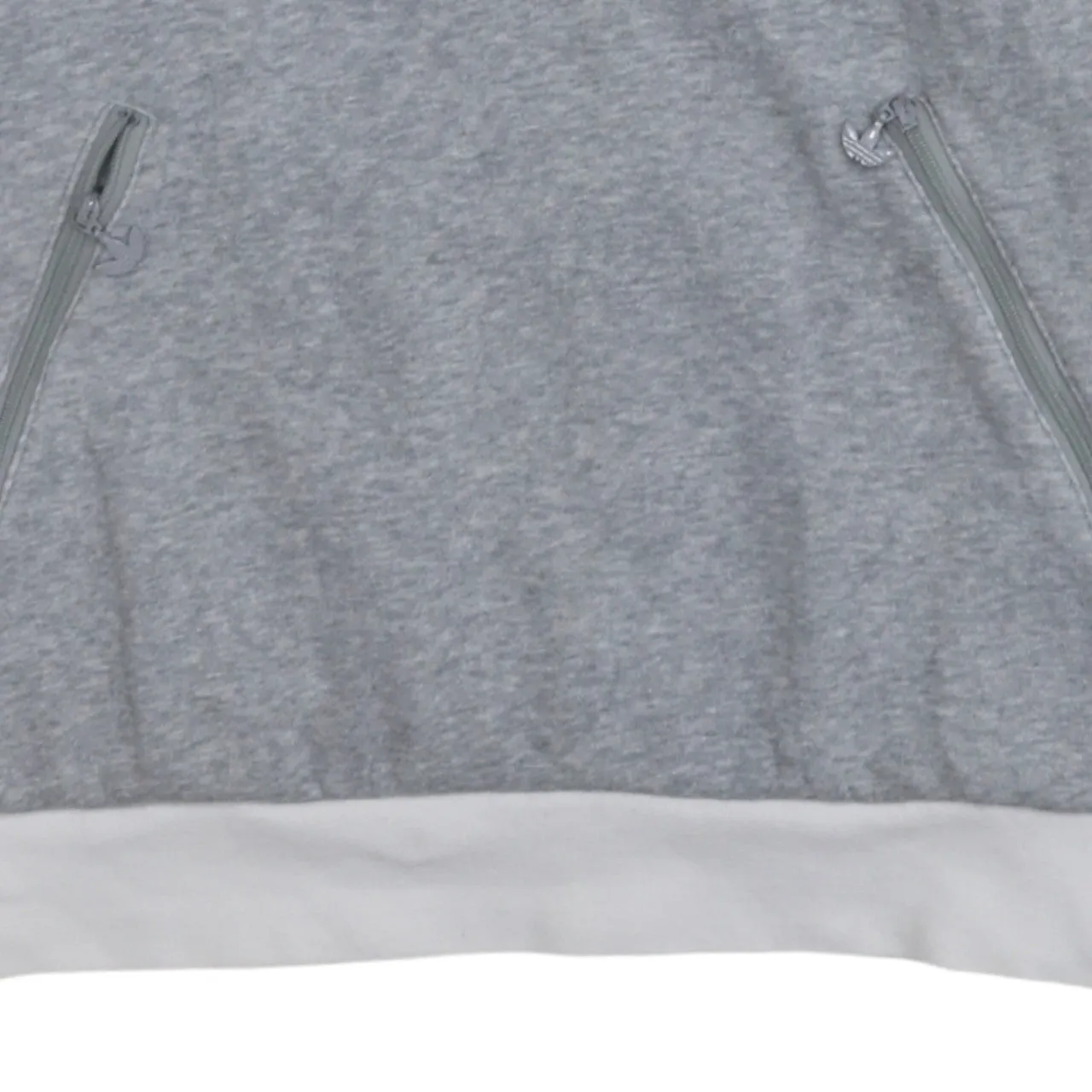 Adidas 90's Spellout Quarter Zip Hoodie Medium Grey sold by Vintage Club product image thumbnail 4