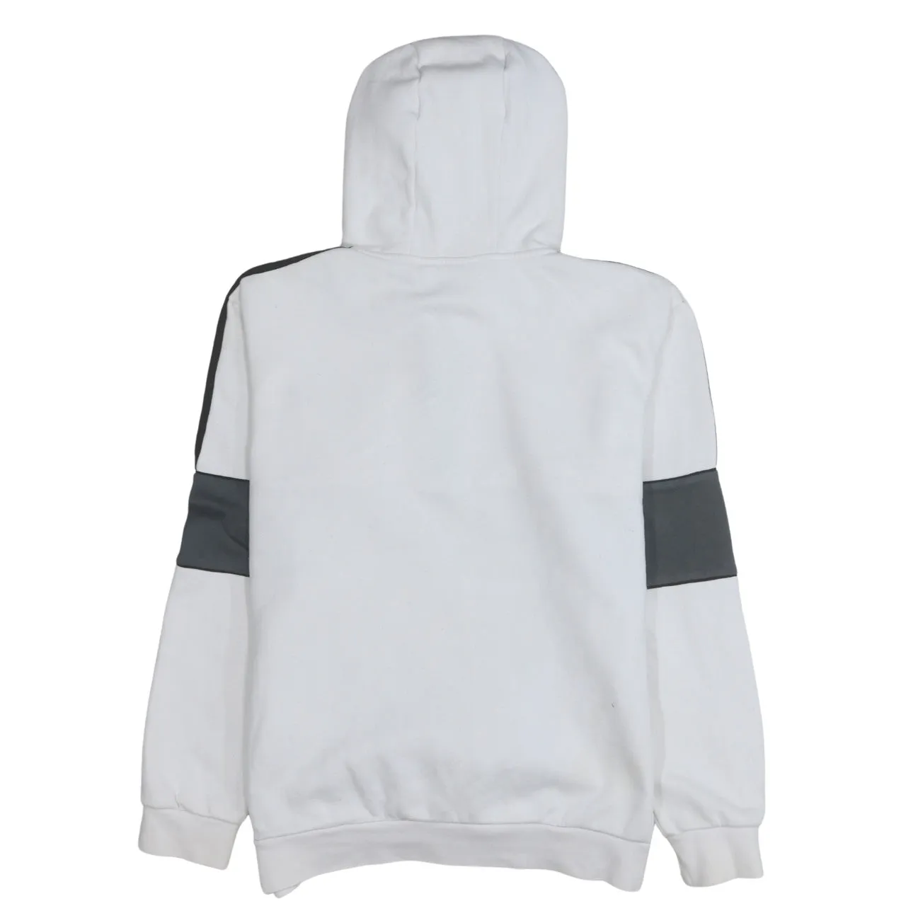 Adidas 90's Spellout Quarter Zip Hoodie Medium Grey sold by Vintage Club product image thumbnail 2