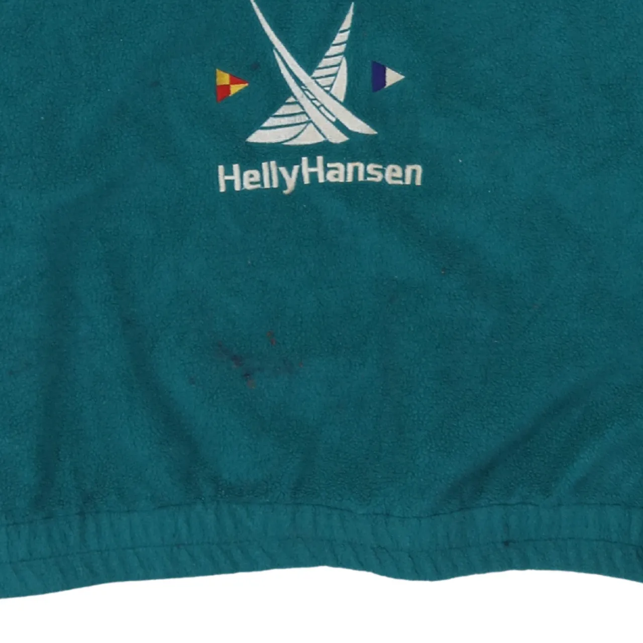 Helly Hansen 90's Spellout Quarter Zip Fleece Jumper XLarge Green sold by Vintage Club product image thumbnail 4