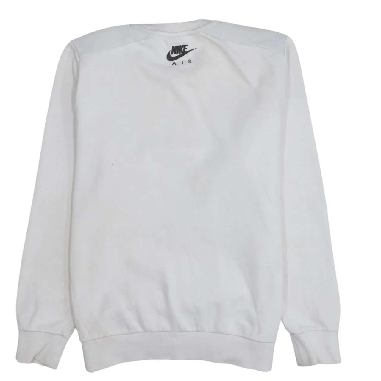 Nike 90's Spellout Crew Neck Sweatshirt Small Beige Cream sold by Vintage Club product image thumbnail 2