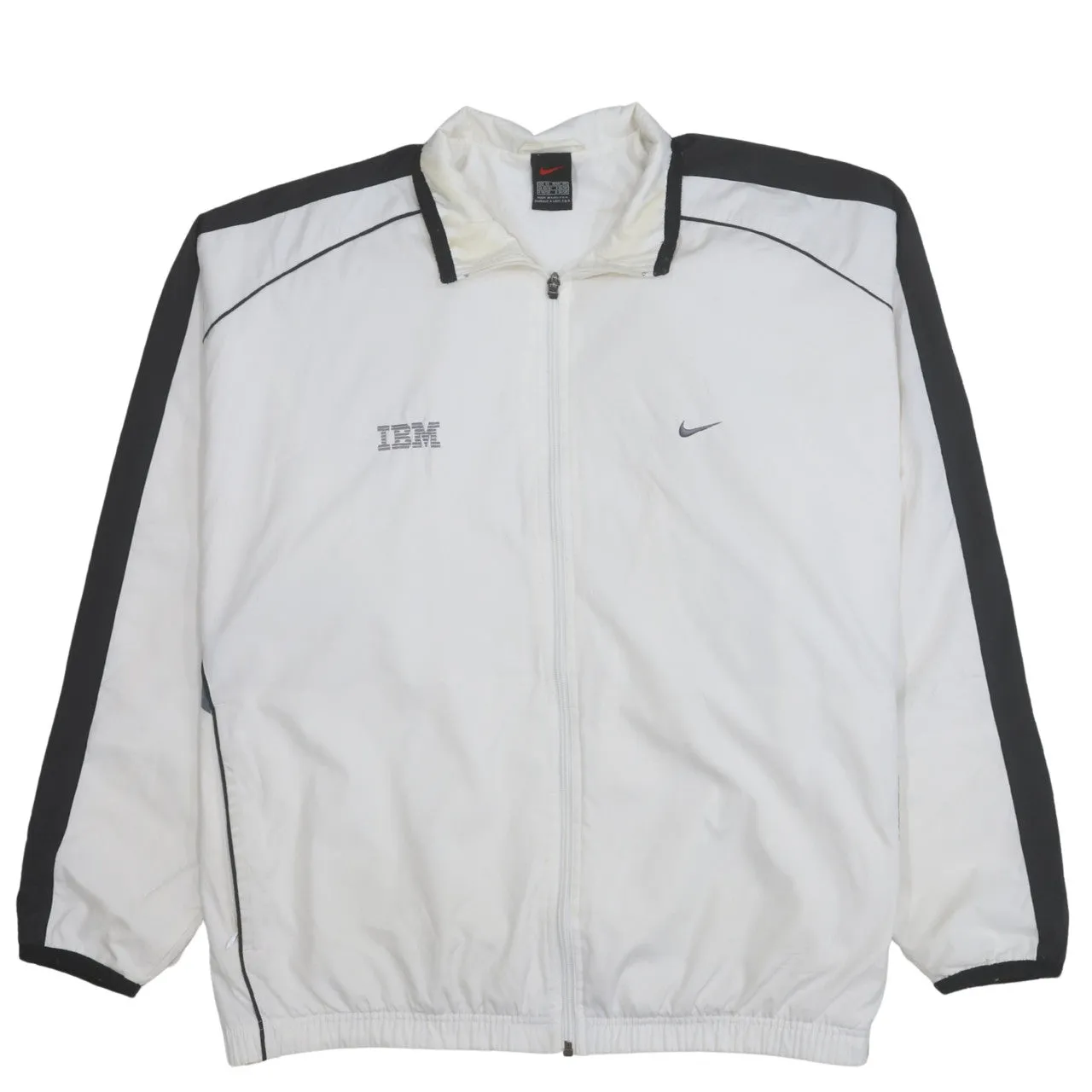 Nike 90's Swoosh Full Zip Up Windbreaker XLarge White sold by Vintage Club