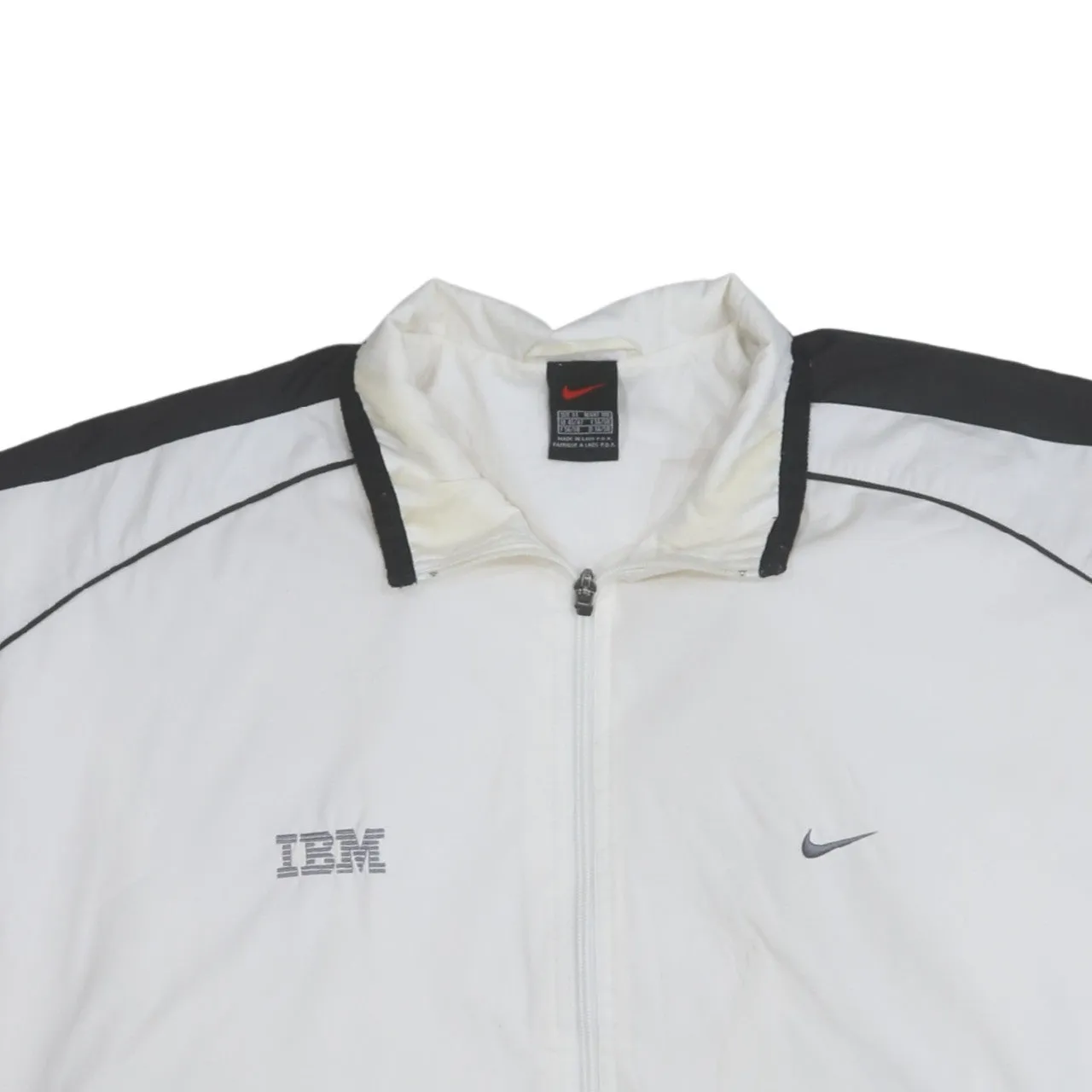 Nike 90's Swoosh Full Zip Up Windbreaker XLarge White sold by Vintage Club product image thumbnail 3