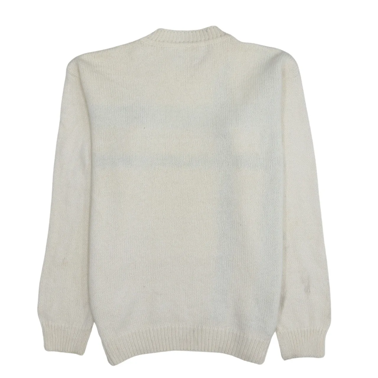 Lacoste 90's Lightweight Crew Neck Sweatshirt Large Beige Cream sold by Vintage Club product image thumbnail 2
