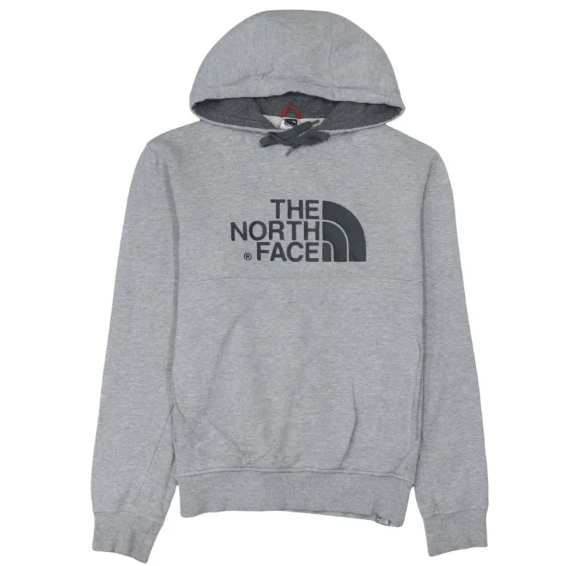 The North Face 90's Spellout Pullover Hoodie Small Grey sold by Vintage Club