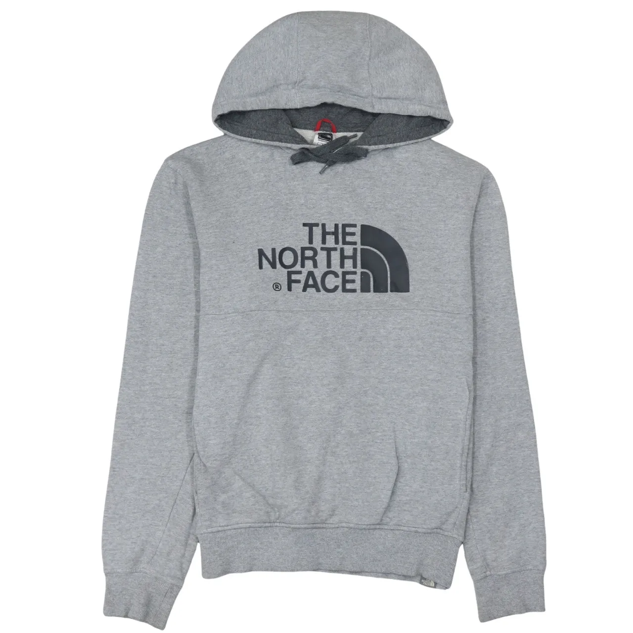 The North Face 90's Spellout Pullover Hoodie Small Grey sold by Vintage Club