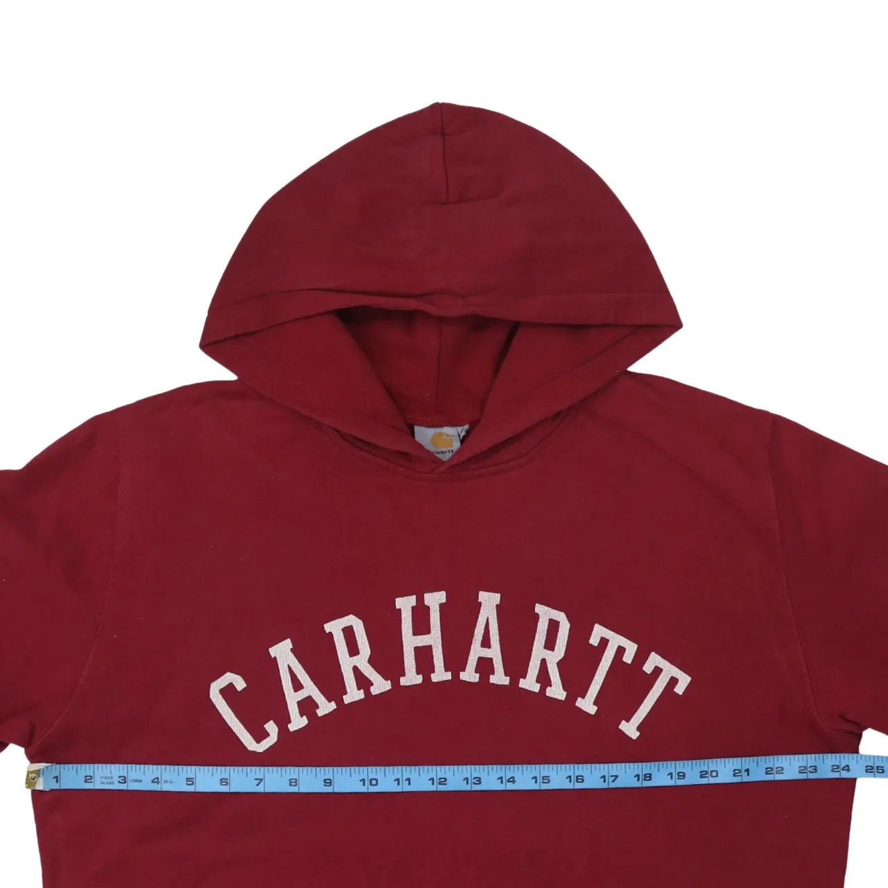 Carhartt 90's Spellout Pullover Hoodie XLarge Red sold by Vintage Club product image thumbnail 5