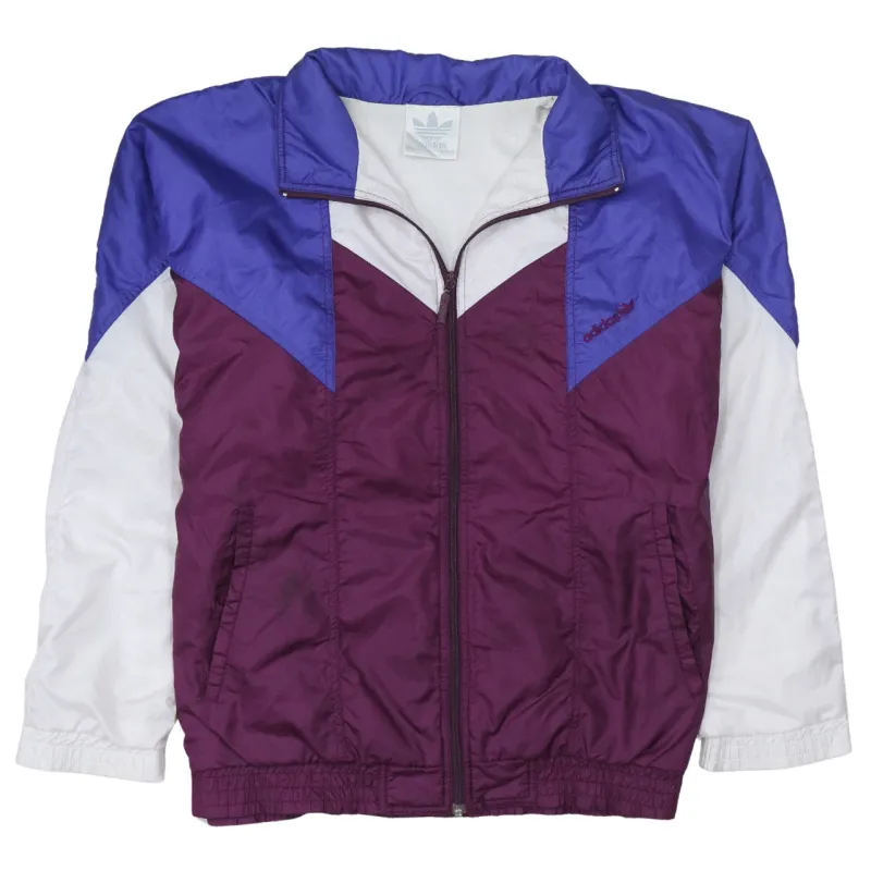 Adidas 90's Lightweight Full Zip Up Windbreaker Medium Blue made by Adidas