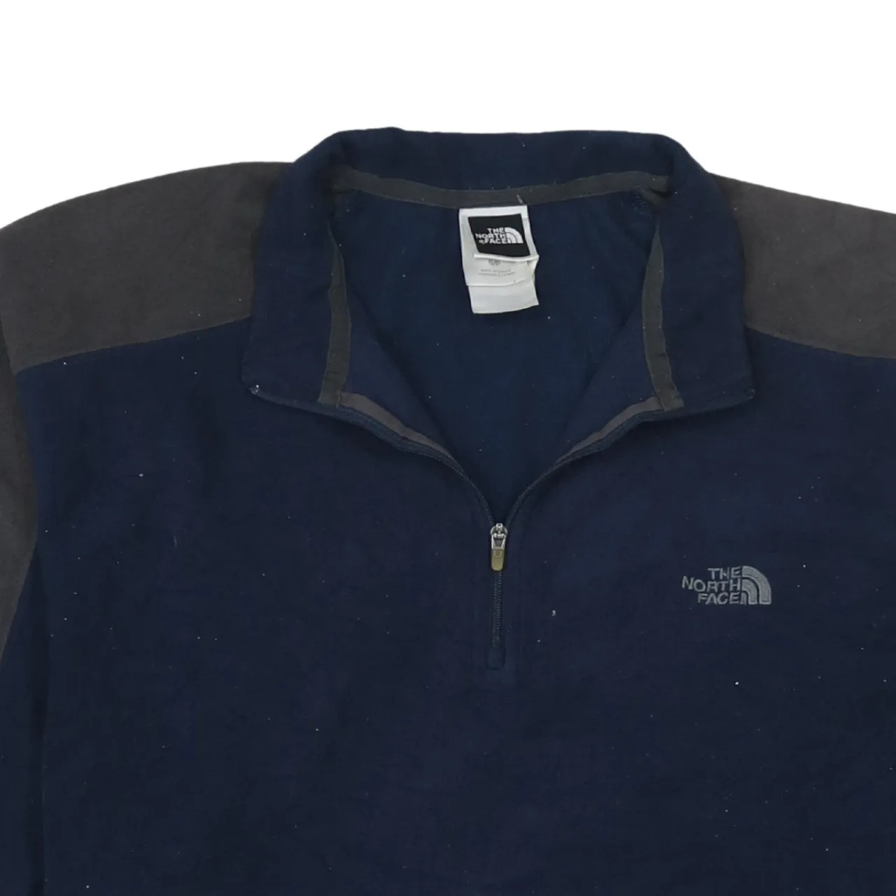 The North Face 90's Hiking Warm Quarter Zip Fleece Jumper Small Navy Blue sold by Vintage Club product image thumbnail 3