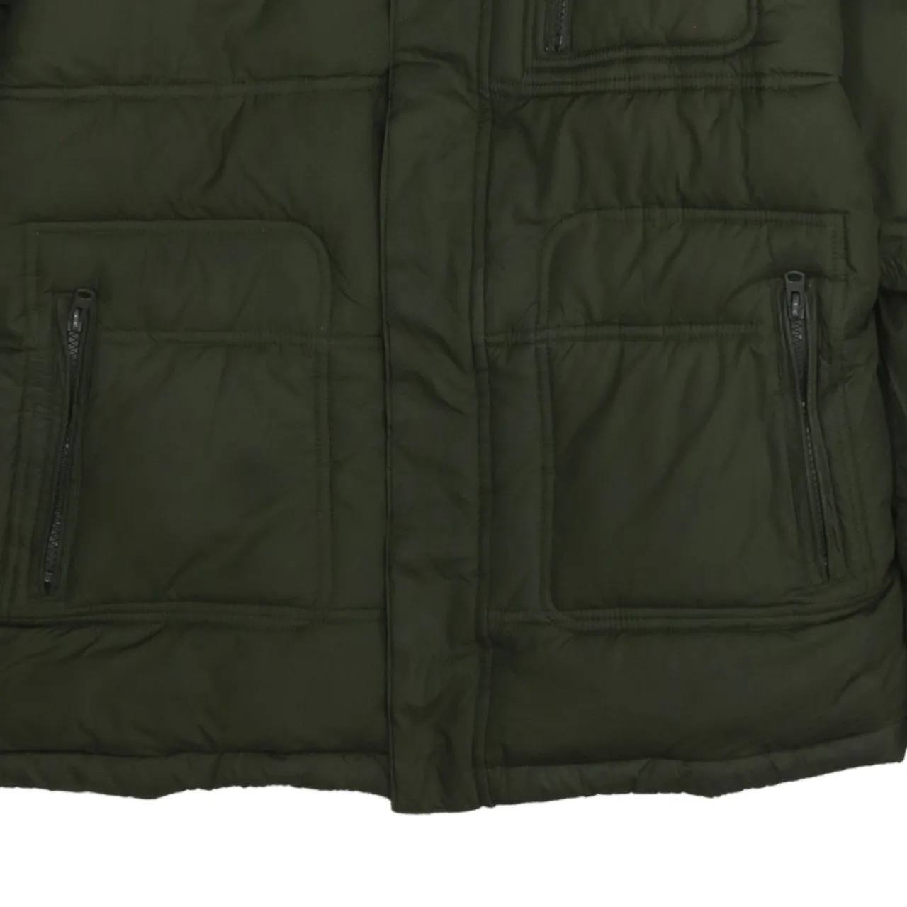 Wrangler 90's Hooded Full Zip Up Windbreaker Medium Green sold by Vintage Club product image thumbnail 4