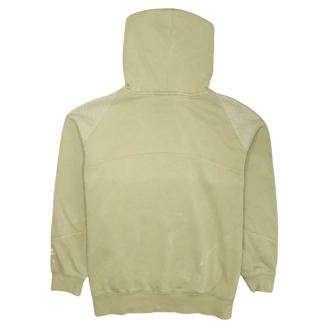 Nike 90's Center Middle Swoosh Pullover Hoodie Medium Yellow sold by Vintage Club product image thumbnail 2