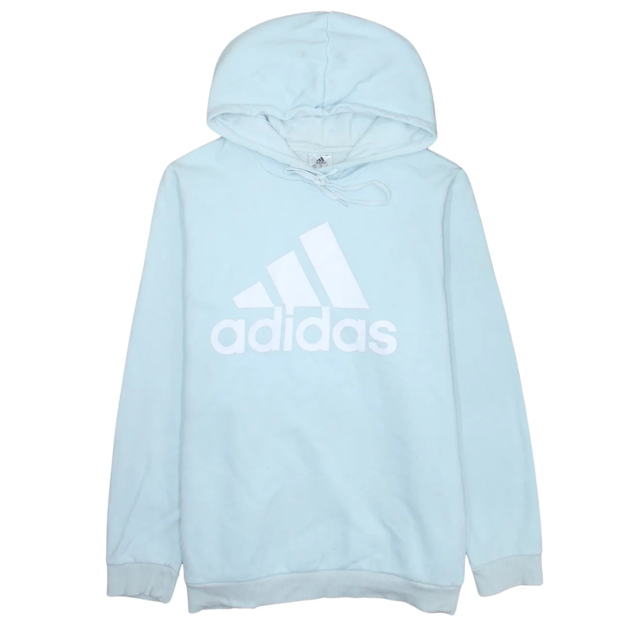 Adidas 90's Spellout Pullover Hoodie XXLarge (2XL) Blue sold by Vintage Club