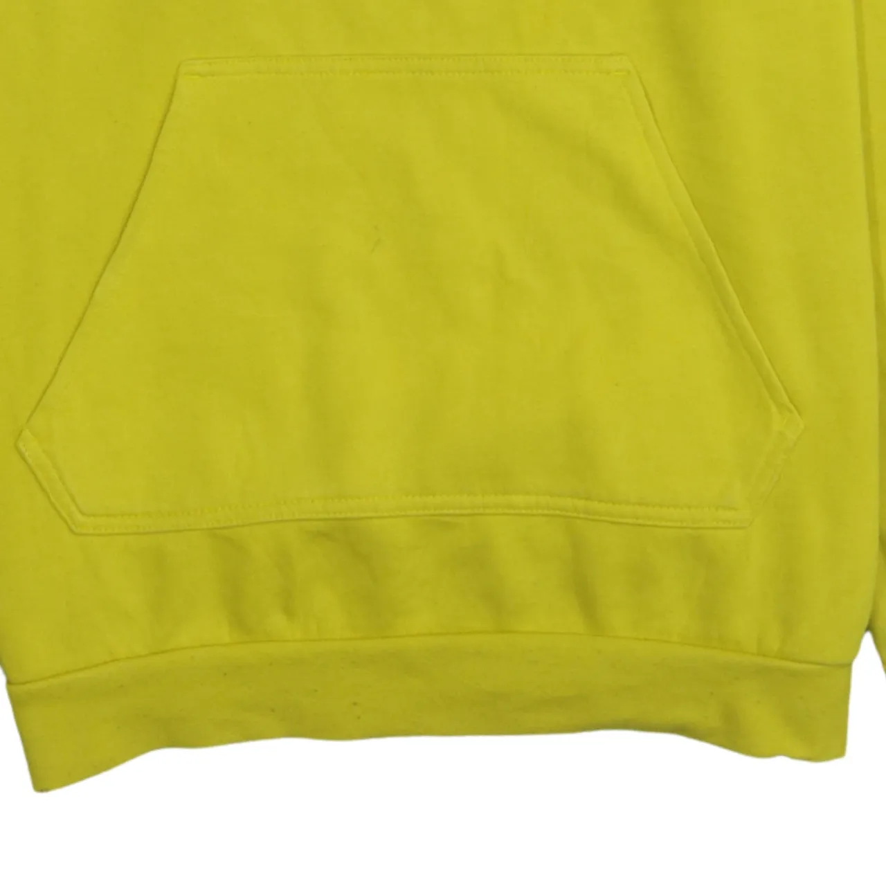 Adidas 90's Drawstring Pockets Pullover Hoodie Small Yellow sold by Vintage Club product image thumbnail 4