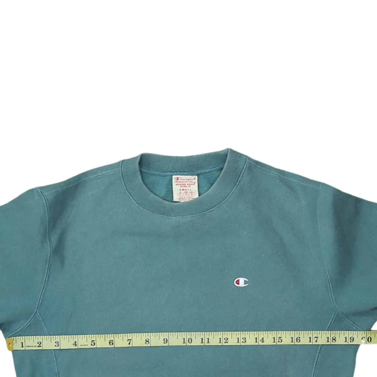 Champion 90's Lightweight Crew Neck Sweatshirt Small Green sold by Vintage Club product image thumbnail 5