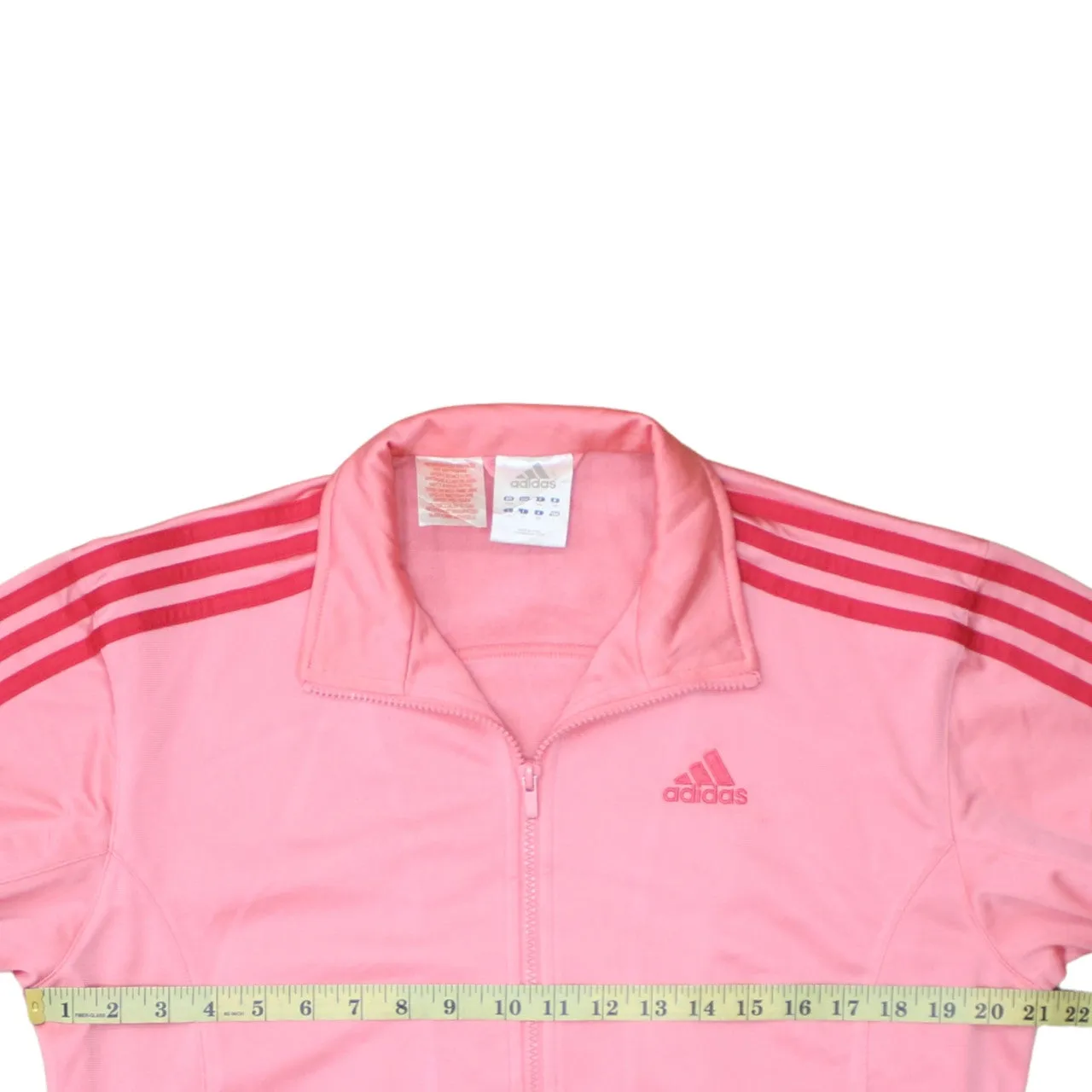 Adidas 90's Striped Sleeve Full Zip Up Windbreaker Large Pink sold by Vintage Club product image thumbnail 5