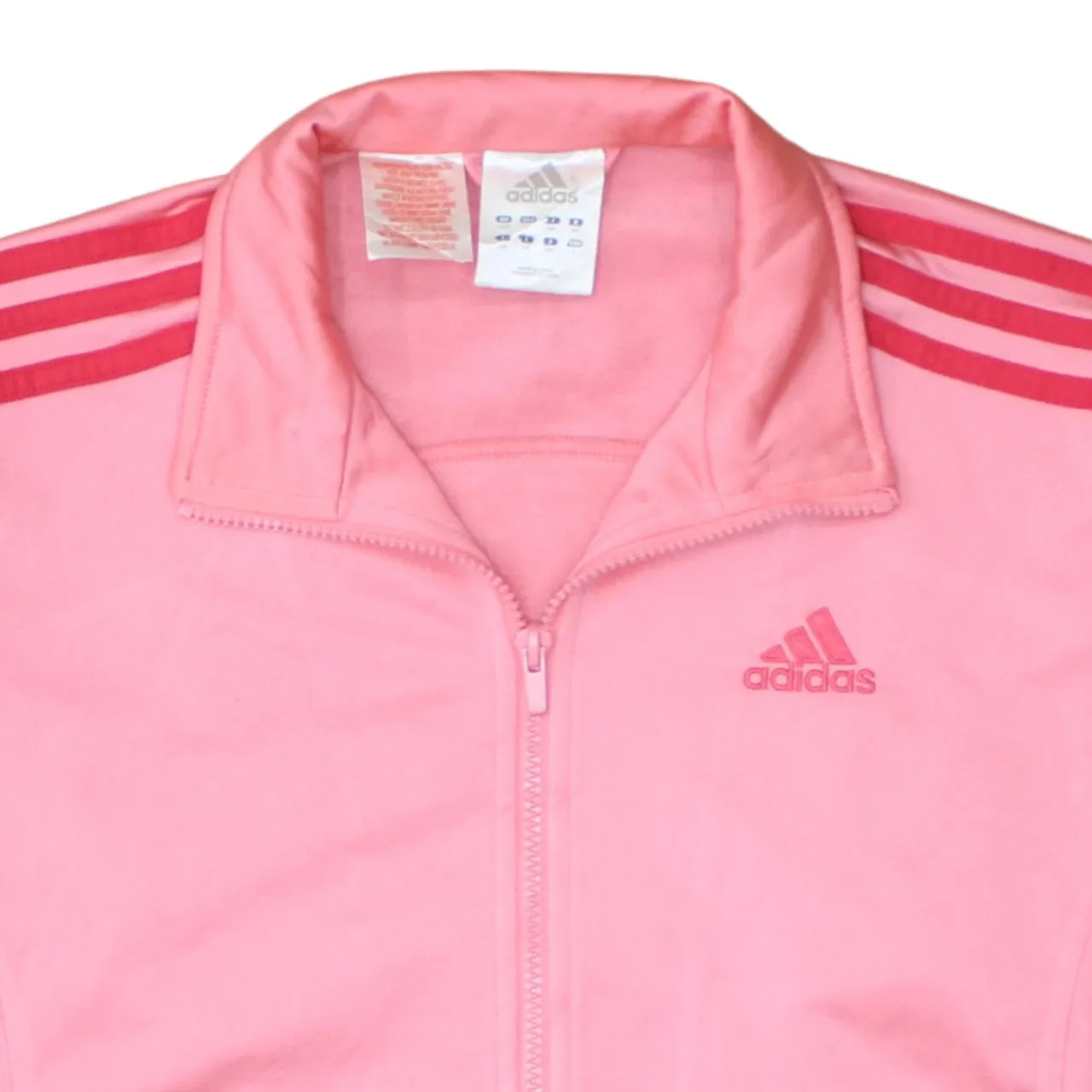 Adidas 90's Striped Sleeve Full Zip Up Windbreaker Large Pink sold by Vintage Club product image thumbnail 3