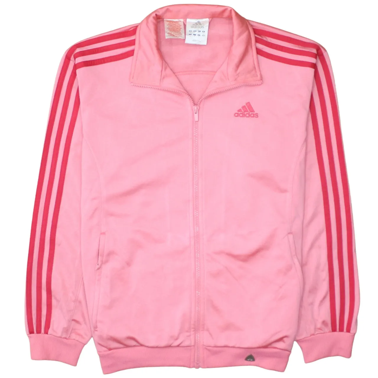 Adidas 90's Striped Sleeve Full Zip Up Windbreaker Large Pink sold by Vintage Club