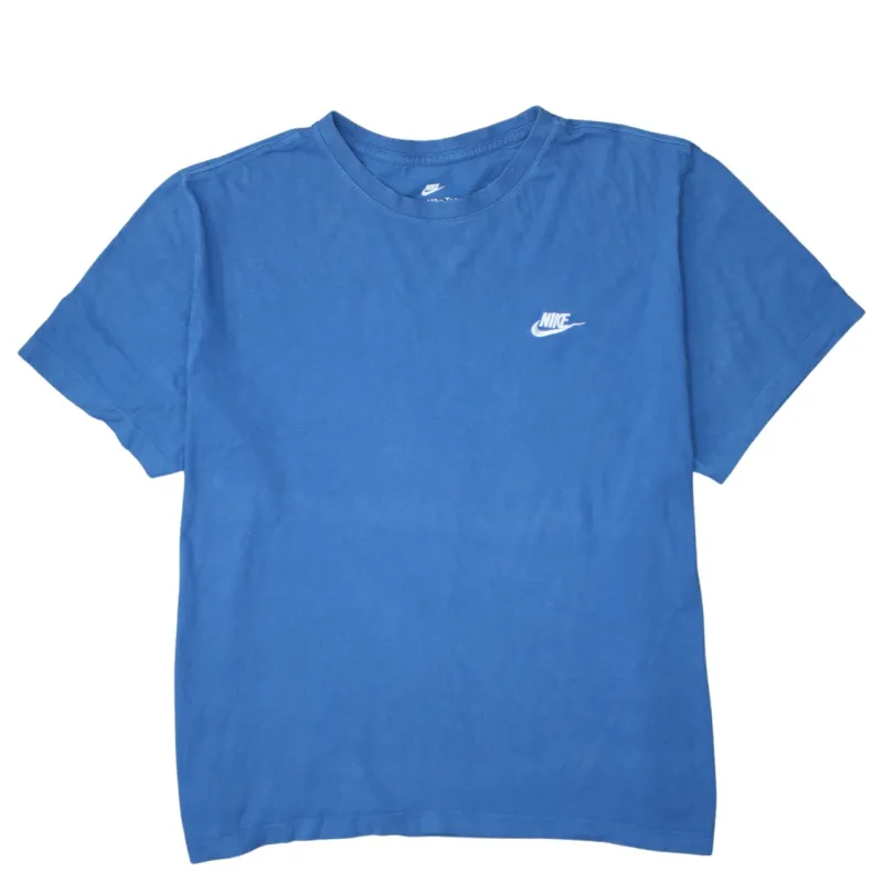 Nike 90's Swoosh Short Sleeves T Shirt XXLarge (2XL) Blue made by Nike