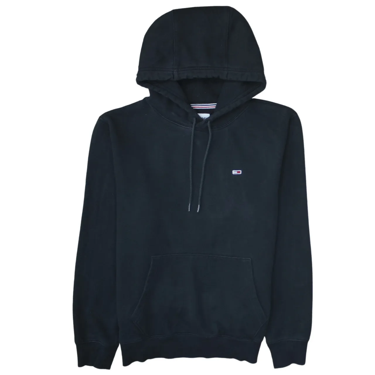 Tommy Jeans 90's Drawstring Pockets Pullover Hoodie Medium Black sold by Vintage Club