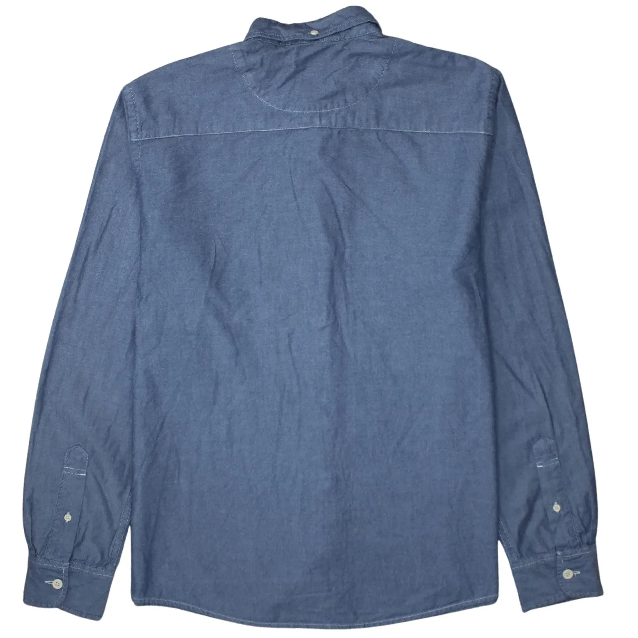 Carhartt 90's Long Sleeve Button Up Shirt Large Navy Blue sold by Vintage Club product image thumbnail 2