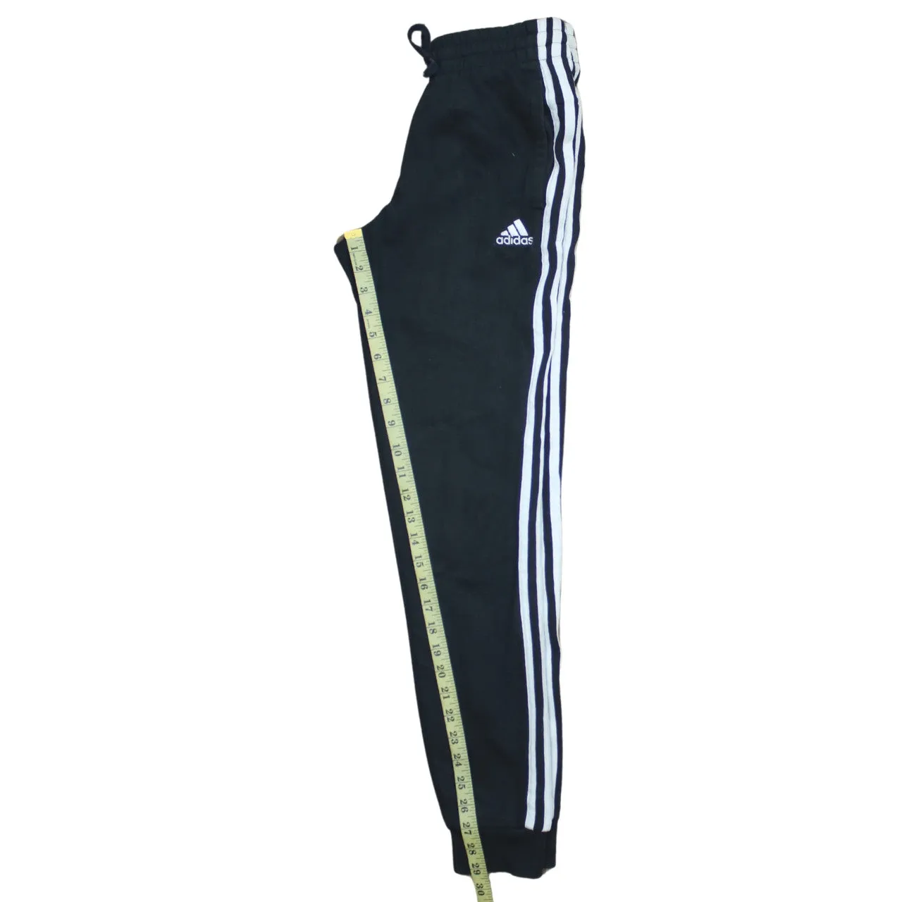Adidas 90's 3 Stripes Casual Joggers / Sweatpants XSmall Black sold by Vintage Club product image thumbnail 5